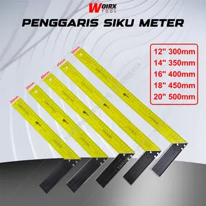 Penggaris Siku Tukang 12" 14" 16" 18" 20" WOIRX TOOL