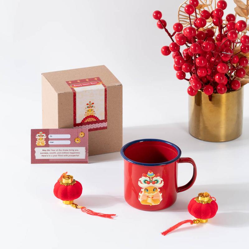 Hampers Imlek / Chinse New Year CNY/ Parcel Mug Enamel 3