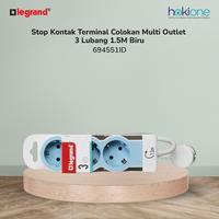 Gambar Legrand Stop Kontak Terminal Colokan Multi Outlet 3 Lubang 1.5M Biru dari hokione.id Kota Administrasi Jakarta Barat 3 Tokopedia