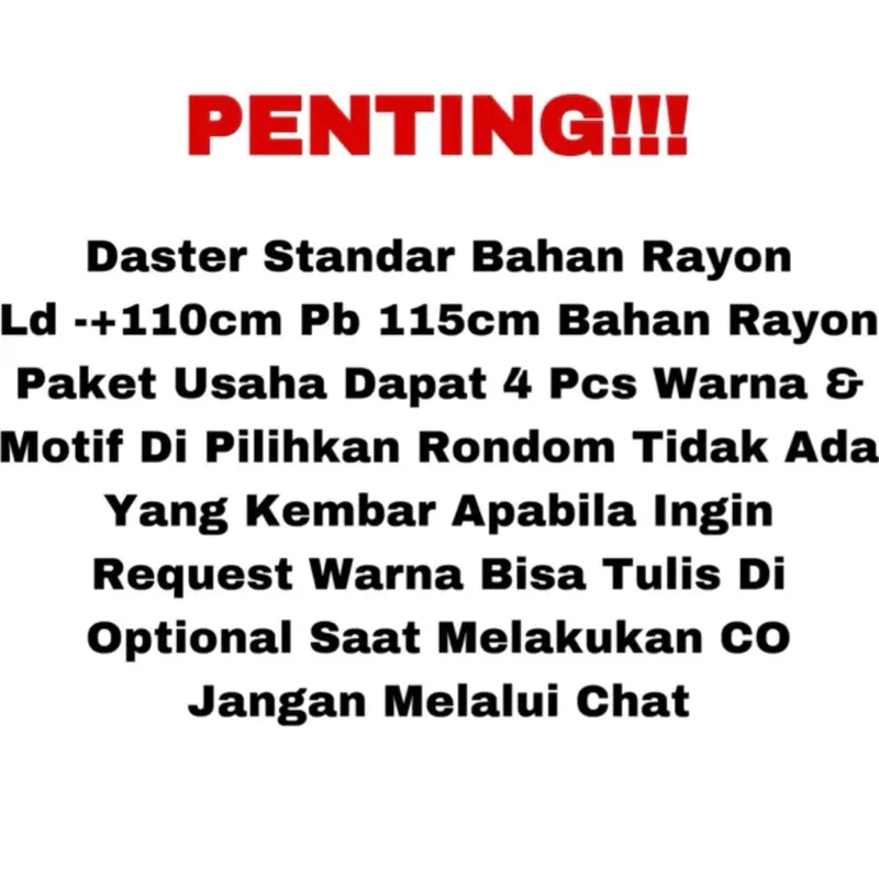 Daster Busui Bumil Bahan Rayon 100 Ribu Dapat 4 Paket Usaha 4