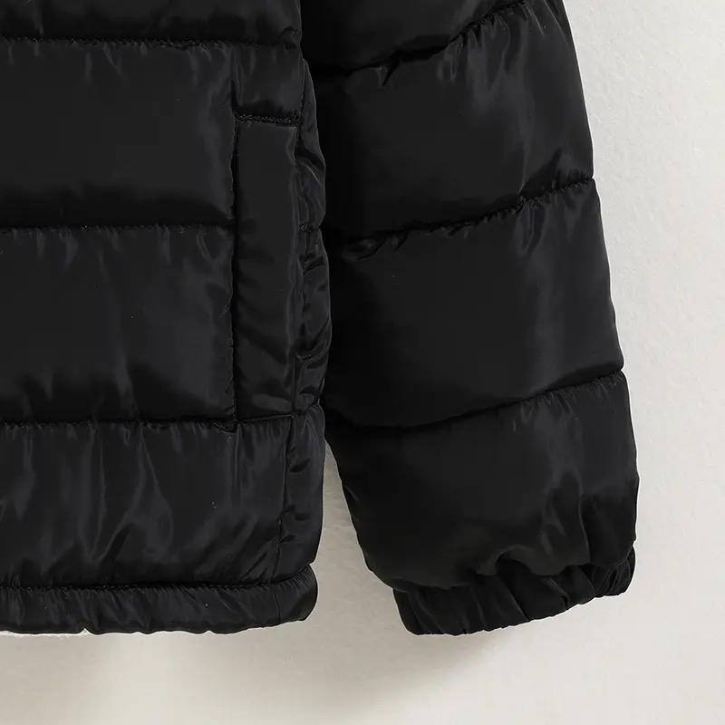 jaket puffer kids / jaket anak gelembung usia 1-12 tahun hangat untuk sianak Perempuan size l (3-4th) ziper hitam jaket & mantel Abu Biru 8