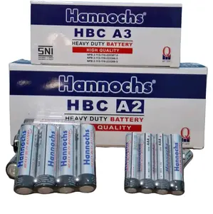 Baterai Hannochs HBC A2 A3 Heavy Duty Battery - 60pcs isi 1dus - Accessories, Mic Batre Jam