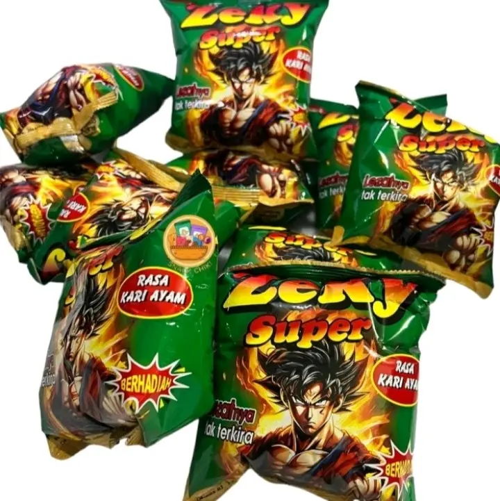 CIKI BERHADIAH CIKI ZEKY SUPER BERHADIAH UANG TUNAI LANGSUNG , 1 PACK ISI 10 PCS