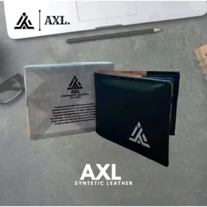 AXL Dompet Pria Motif Keren Awet Tahan Lama Dengan GRATIS BOX Synthetic Leather