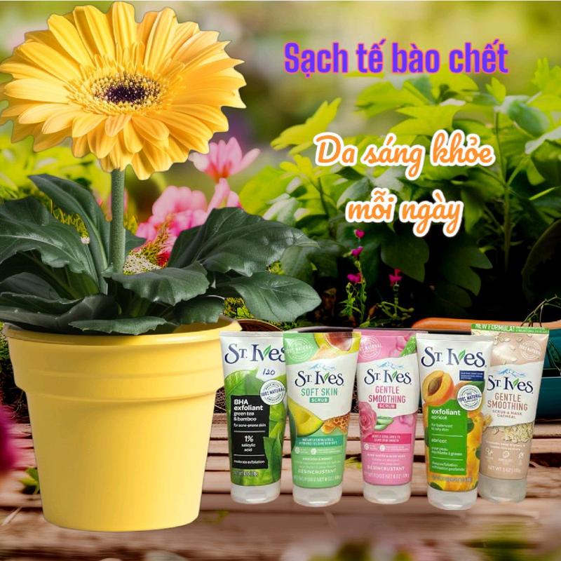 Sữa rửa mặt tẩy tế bào chết st.Ives scrub 170g thành phần thiên nhiên nuôi dưỡng làn da tươi trẻ mỗi ngày 0