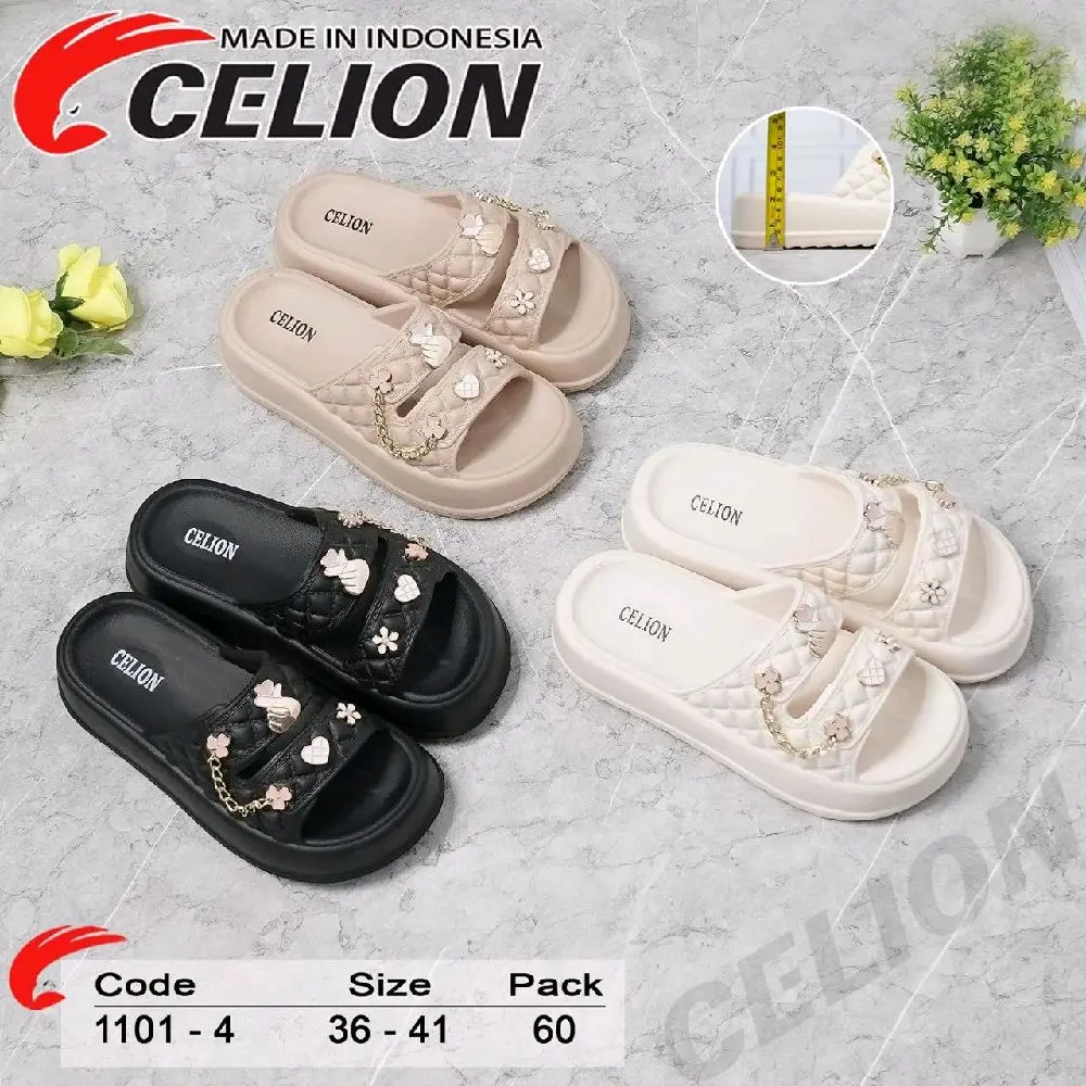 Sandal Wanita CELION Ban 2 Gmoy Rantai Eva Rubber Pilih Lokal 1101-4