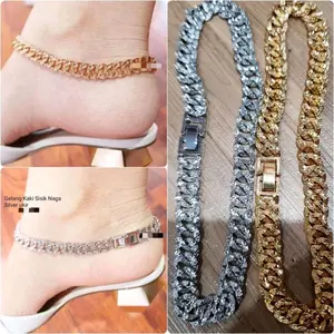 Gelang kaki sisik naga, Premium Quality & Anti karat