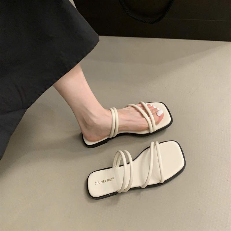 Dép xỏ ngón kiểu pháp, thiết kế đi được 2 kiểu sandal và dép lê, hottrend 2025, [Lù Store]