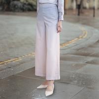 Gambar HijabChic x Haidee & Orlin - Calla Pants Celana Wanita breathable - Petal Blush, S dari HijabChic Kota Bandung 4 Tokopedia