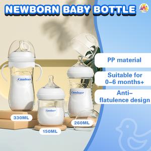 Feeding Bottle Comboer PP Feeding Bottle Newborn Nursing Anti Colic  Baby BAP Free 150/260/330ML baby essentials newborn
