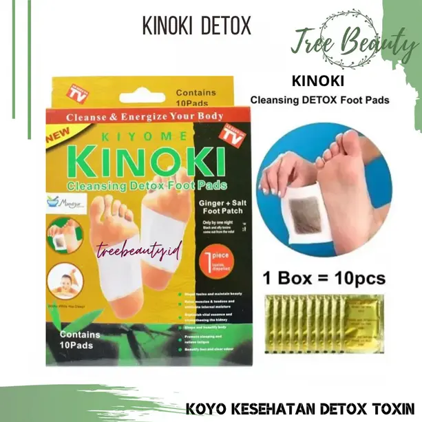 (1 Box Isi 10 PCS) Koyo kaki Kinoki GOLD / Kinoki Koyo Kesehatan Detox Toksin Ampuh Buang Racun