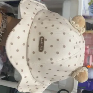 Bucket Topi bayi perempuan Polkadot Premium DuoMi Nuo
