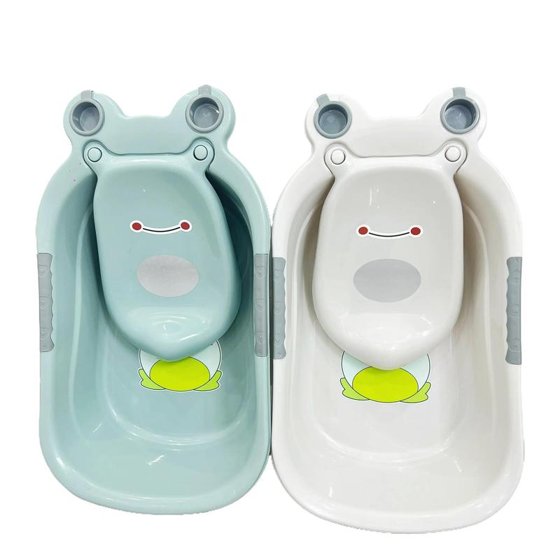 Chậu Thau Tắm Ếch Cho Bé Chất Liệu Nhựa PP Kích Thước 95x44x19cm Thiết Kế An Toàn Có Giá Đỡ Chống Trượt Phù Hợp Cho Bé Từ 0-7 Tuổi Chậu Tắm Voi Chậu Thao Tắm Cho Bé