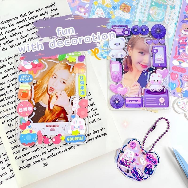 Product Introduction of Cute cartoon pattern stickers, creative DIY style, used to decorate diaries and account books. 2