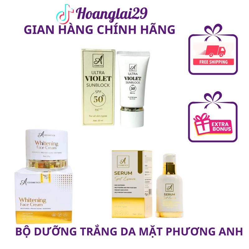 Bộ Kem Face Pháp Phương Anh - Kem Face Chữ A Cosmetics Chính Hãng Làm Đẹp Da Chăm Sóc Da