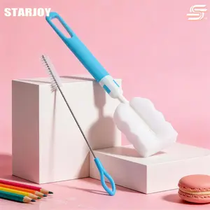 STARJOY Sikat Pembersih Botol Sikat Botol Bayi/Tumblr/Teko/Gelas Serbaguna / Bottle Brush/Bisa membersihkan sedotan