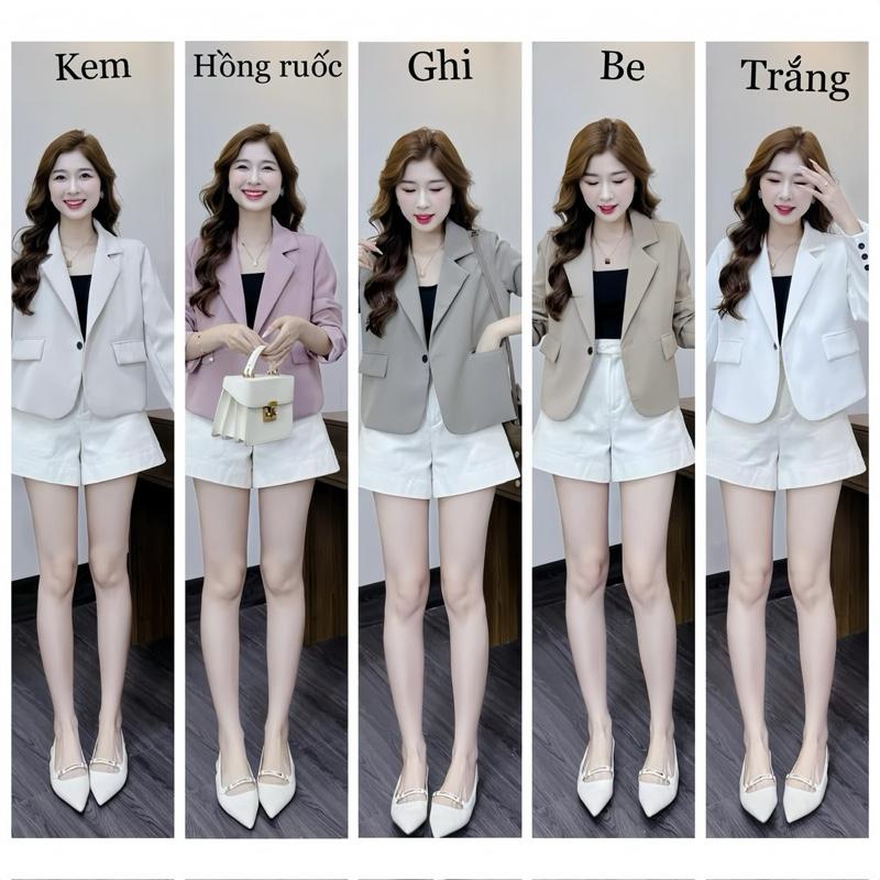 ÁO VEST FORM LỬNG 2 LỚP DÀY DẶN có ĐỆM VAI có Ép Keo form lửng vừa có size, áo dài 50cm A1  - Top nữ - Voi