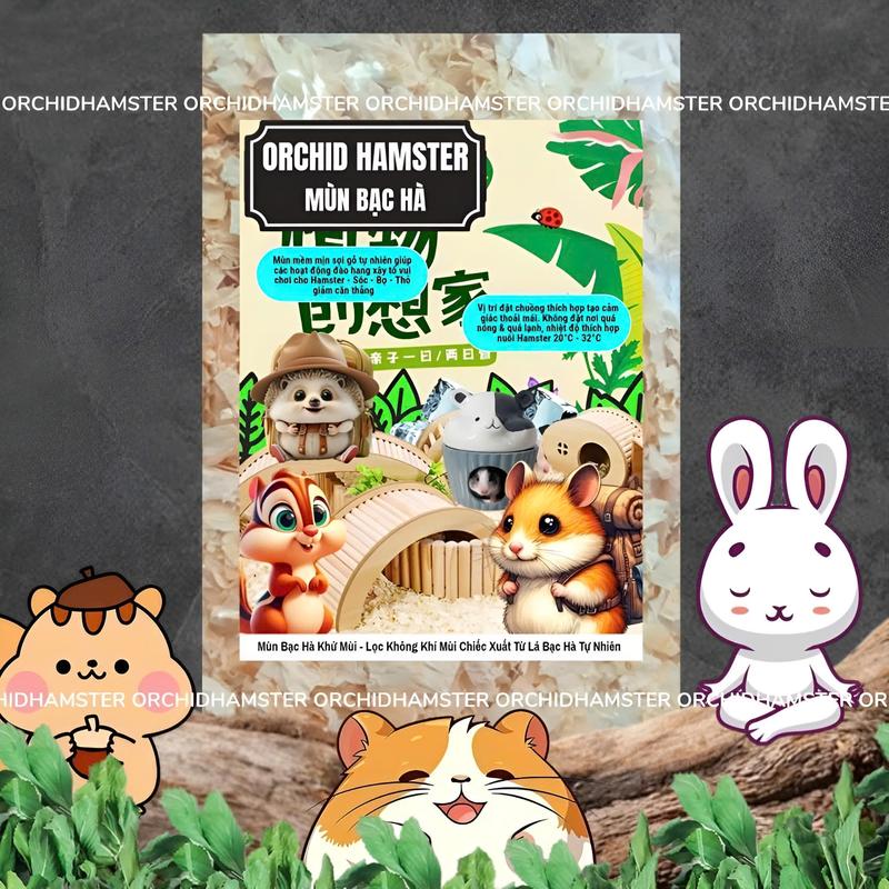 Mùn Cưa Nén Thơm Lót Chuồng Dành Cho Hamster -Thỏ - Thú Cưng viên nén mùn cưa
