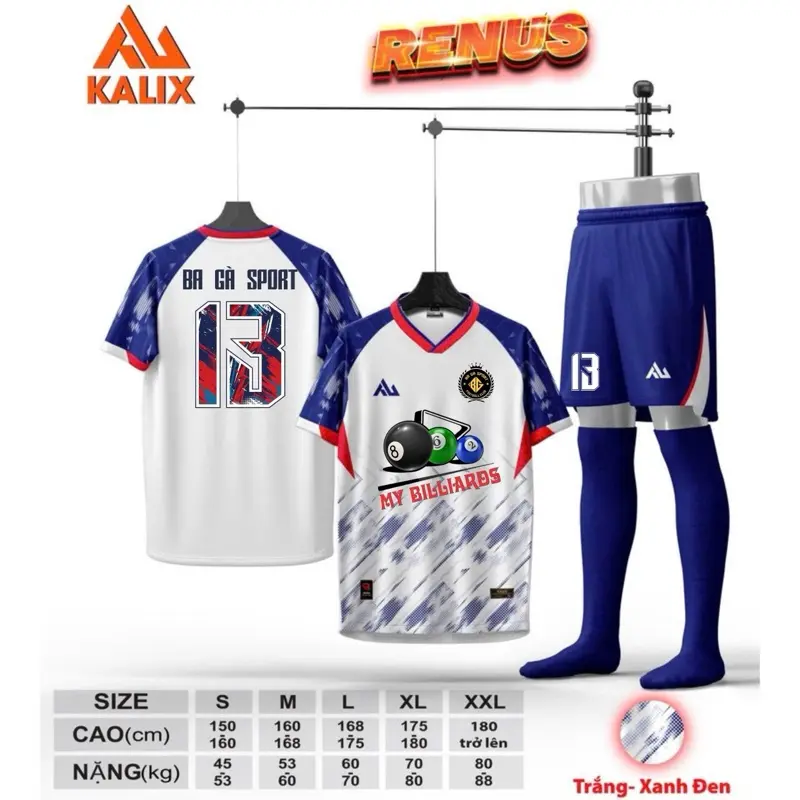 Áo đấu CLB BA GÀ SPORT hãng đồ thể thao Kalix