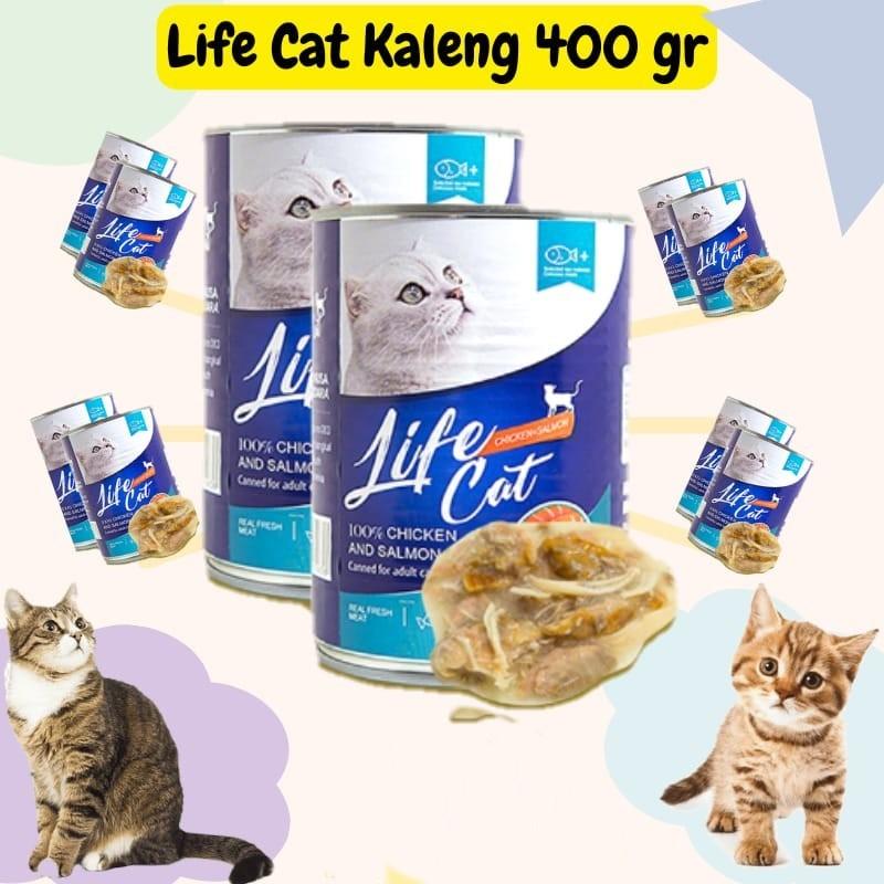 Life Cat Kaleng 400 gram | Lifecat Makanan Kucing Basah Wet Food 2