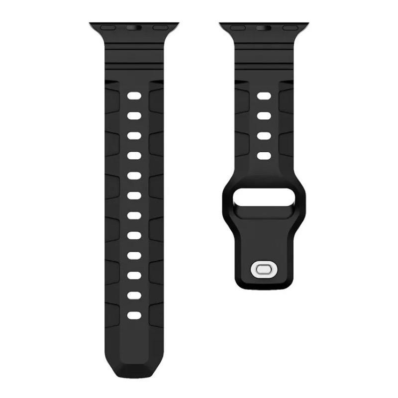 Premium Rugged Comfortable Silicone Straps Bands For Apple Watch Series 8 7 6 SE 5 4 (38 40 41 42 44 45 49mm) 4