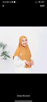 Product Review of (Xora) Mazaya Hijab Malay Size L - Hijab Lolly Kerudung Wanita Muslim Syari Instan Daily Malay Non Pad from M**i 2
