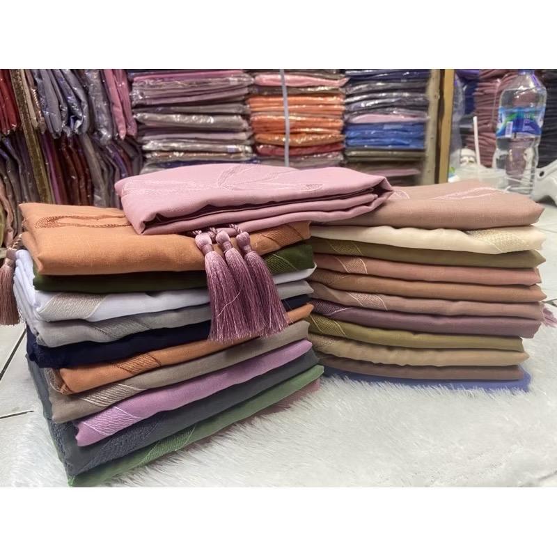Hijab Paris Coqoette Bordir Pita Besar / Kerudung PARIS JADUL daily Muslimah By Nattawin 2