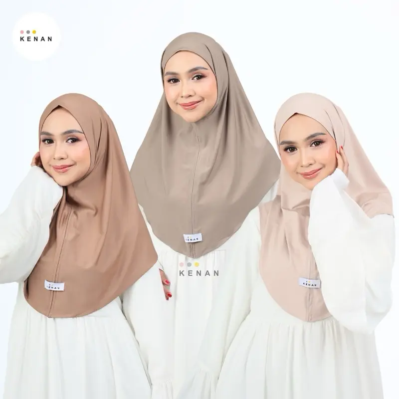KENAN - CLARA INSTAN hijab non pet Size M Muslim Kerudung