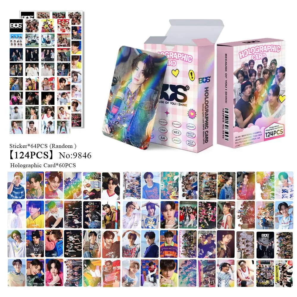 บัตรโฟโต้การ์ดไม่มีสถานะรถบัส, 30-124 ชิ้น, ด้วยเหตุผลของคุณฉันเปล่งประกาย, การ์ดโลโลโฮลโกะเลเซอร์, มาร์คคริส, ทองแดง AA, Phutatchai, Khunpol, หัวใจ Peemwasu, Alan, ไทย Jung, Jinwook, สติ๊กเกอร์, โปสการ์ดโฮโลแกรม