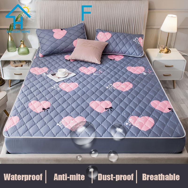 Product Introduction of SUNLIGHT HOME 100% Waterproof Bedsheet,Multi Patterned Bed Sheet,Breathable Fitted Sheet,Comfortable Mattress Cover(No Pillow Case) 21