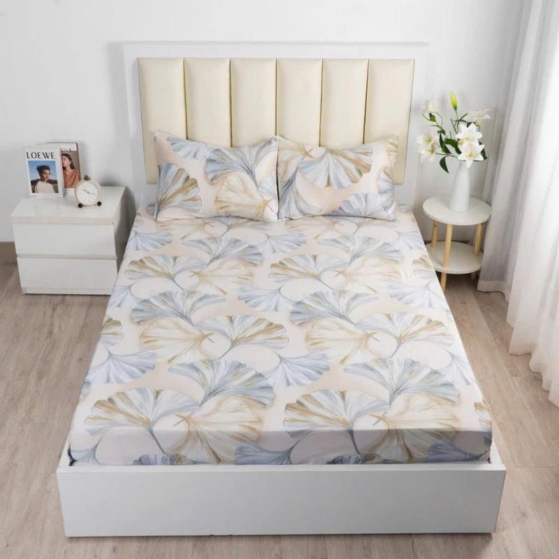 Set 3 Món Ga + 2 Vỏ Gối Lụa Thái Nhập Khẩu Cao Cấp - Mềm Mại , Thoáng Mát , Phù Hợp Hè Thu 2025 7