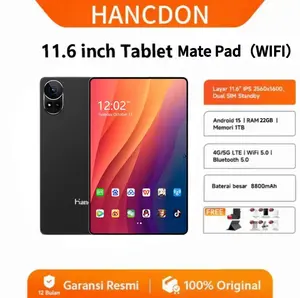 【Free Case】New Tablet Mate Pad Air | Android 15 | RAM 22GB + 1024GB ROM | 11.6 inci | 5G Wifi | 8800mAh | Layar besar