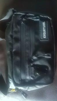 Product Review of Tas Premium Anti/Tahan Air Waist Bag Premium Waterproof Hitam Selempang Slingbag Pria Tas Slempang,Tas Pinggang Tas Pria/Cowok Dewasa/Remaja [Walxer] Waistbag from A**d ** 0