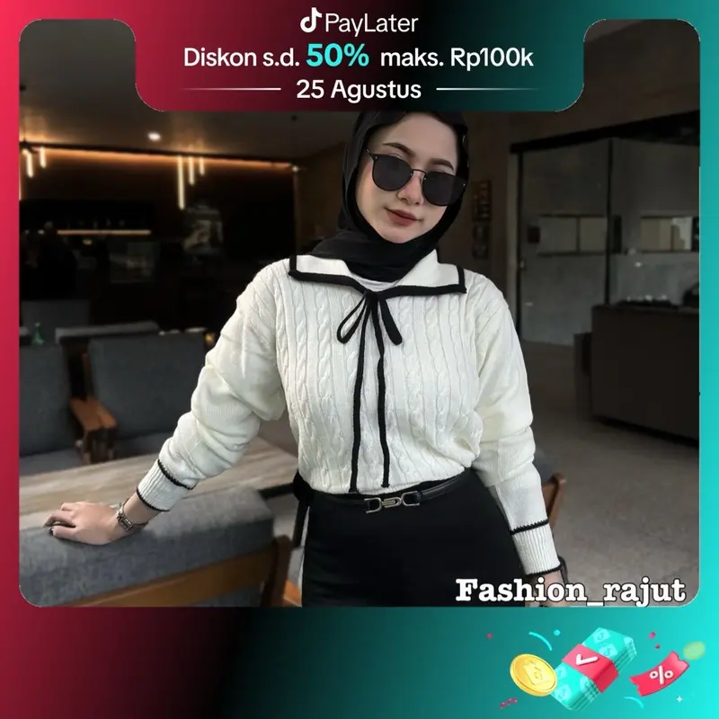 Kirana Bluse Rajut Motif Vita 0