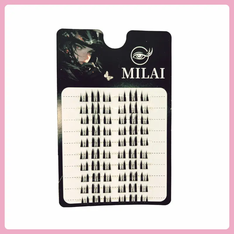 MILAI RIASAN MATA A20 Douyin Lash 10 Baris Bulu Mata Palsu Berkualitas Tinggi + Lem Ekstensi Bulu Mata - Bulu Mata Palsu 1