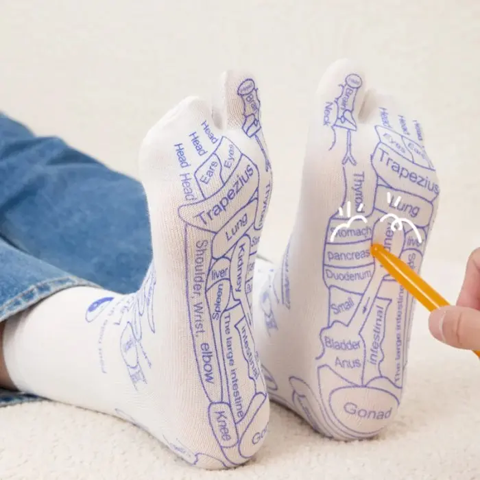 Kaos Kaki Pijat Akupuntur Massage Socks Therapy Pijat Terapi Titik Refleksi 2