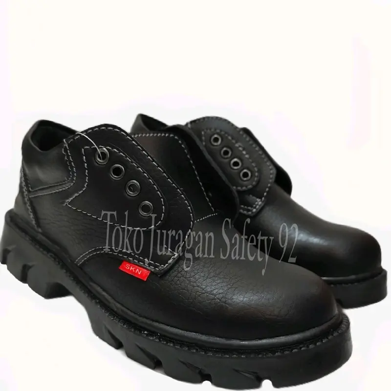 Sepatu Safety Kerja Shoes Safety Pria Wanita King Kerja Pabrik Proyek Bengkel Hotel Kitchen Dapur Berkualitas Tahan Air Mekanik Ujung Besi Terlaris Anti Slip Sudah Di jahit Kelilingi Boots 2