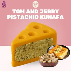 Coklat Dubai Tom & Jerry Pistachio Kunafa 75g - Yayang Dessert Coklat Dubai Tom & Jerry Pistachio Kunafa