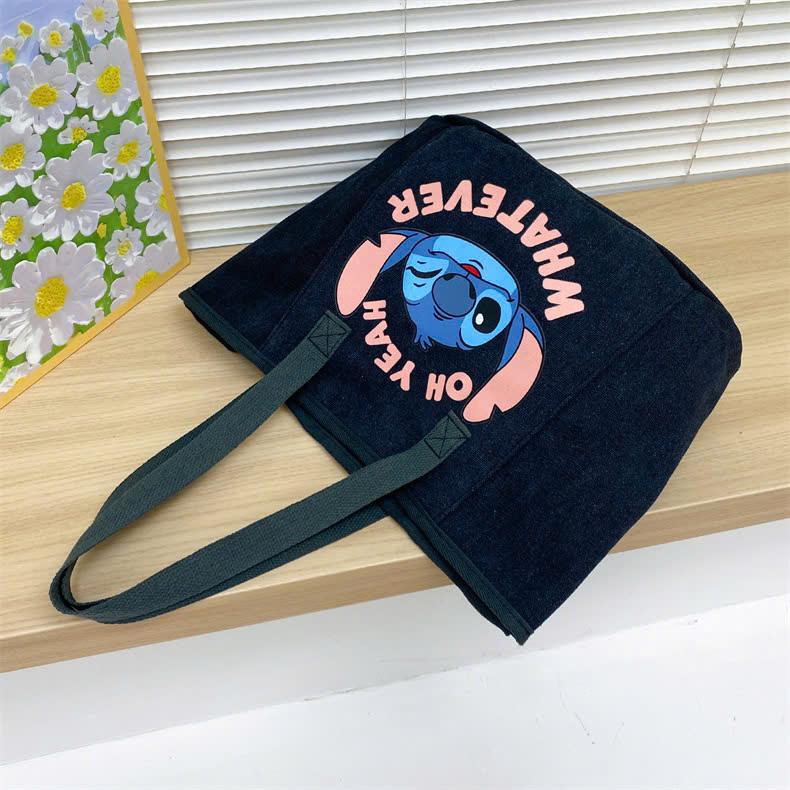 Túi Đeo Vai, Túi Tote Vải Canvas Đi Làm Đi Học Đi Chơi ,Túi Xách Đeo Vai Nữ, Túi Form To - KT 39x25x15cm 4