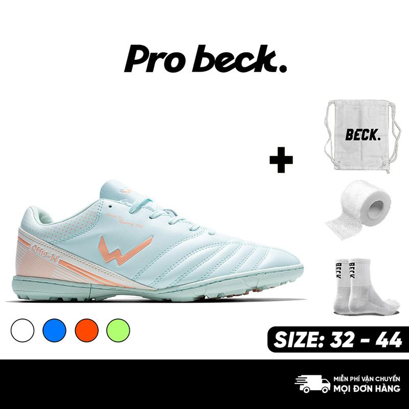 Giày Bóng Đá Wika QH19 NEO SOCCER BECK Tặng 5 Phần Quà Đế Đinh TF Bám Sân Các Màu Sắc Sân Cỏ Nhân Tạo