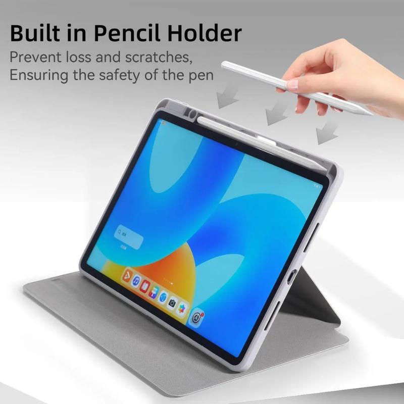 LEVINO Casing Compatible for Huawei Matepad 11.5" Matepad 11" 2021 Matepad 11" 2023/Air 11.5 2023 360 Rotating Transparent Acrylic Case 3