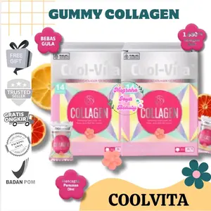 ️COOLVITA COLLAGEN GUMMY RASA JERUK BALI DAN LEMON | SUPLEMEN RAMBUT, KUKU, KULIT