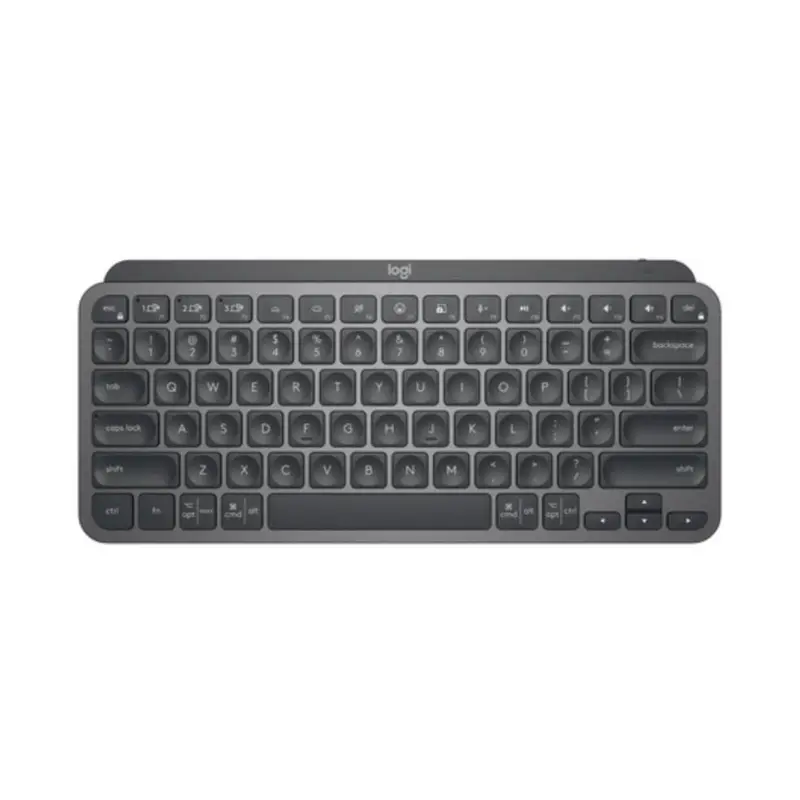 Logitech MX Keys Mini – Teclado Inalámbrico en Ingles, Compacto Bluetooth, Retroiluminado y Silencioso para Trabajo y Creatividad