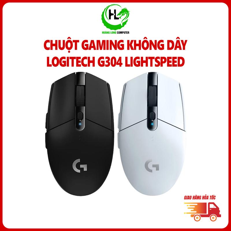  Chuột Gaming Không Dây Logitech G304 LIGHTSPEED Wireless - nhẹ 6 nút lập trình onboard memory pin 250h - Hàng Chính Hãng 