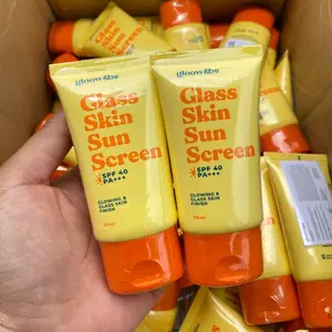 GLOOW&BE | [1pcs] Glass Skin Sunscreen SPF 40 PA+++ Facial Wajah Perawatan Mencerahkan
