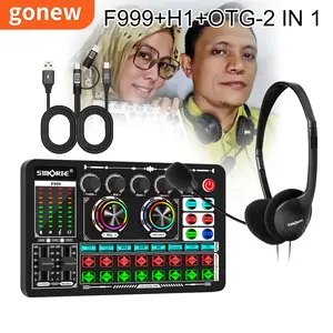 Gonew&tristan2_elekro rekomendasi bersama Soundcard F999+H1+OTG-2IN1
