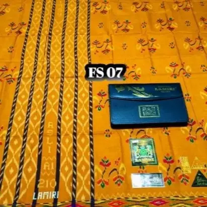 SARUNG LAMIRI A1 KEMBANG  Muslim Dewasa Motif Tenun