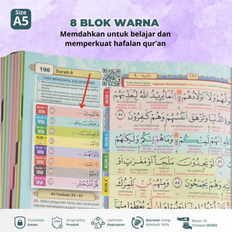 Quran Custom Nama by Nadira.id Ukuran A5 2