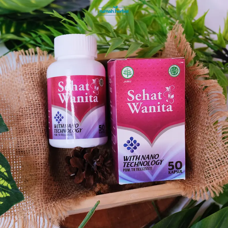 SEHAT WANITA Kapsul - Herbal Kesehatan Wanita isi 50 Kapsul dan 100 Kapsul Membantu memelihara kesehatan kewanitaan - Terdaftar BPOM Halal MUI 8