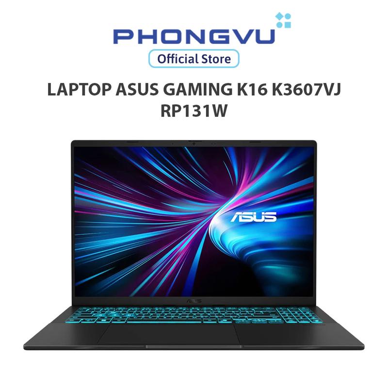 Laptop Asus Gaming K16 K3607VJ-RP131W  Core 5 210H  32GB  512GB  GeForce RTX 3050  Windows 11  - Bảo hành 24 tháng 